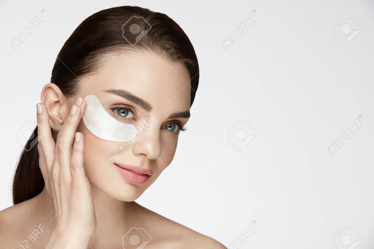 Download Eye Skin Care Portrait Of Beautiful Happy Smiling Young Female Stock Photo Picture And Royalty Free Image Image 85441187 PSD Mockup Templates