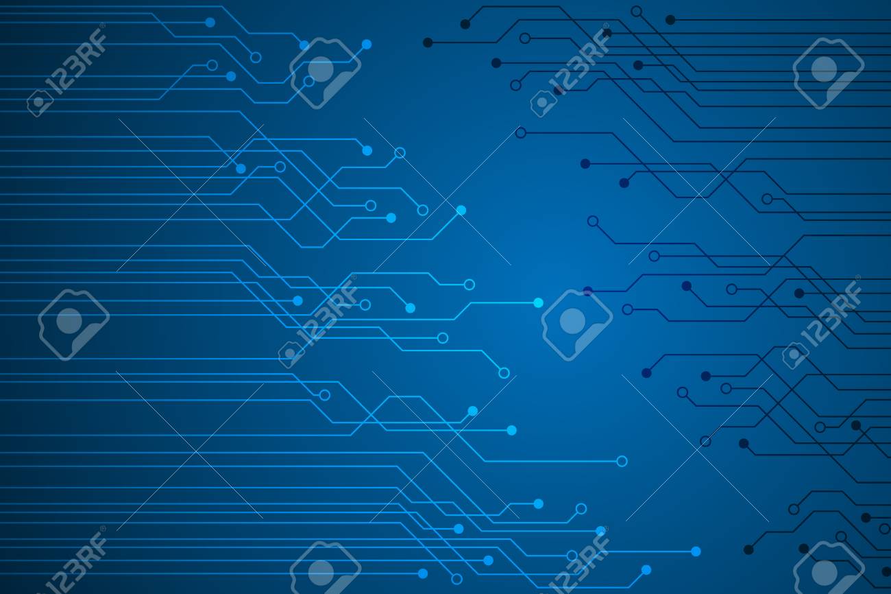 abstract technology background blue circuit board pattern royalty blue circuit board pattern