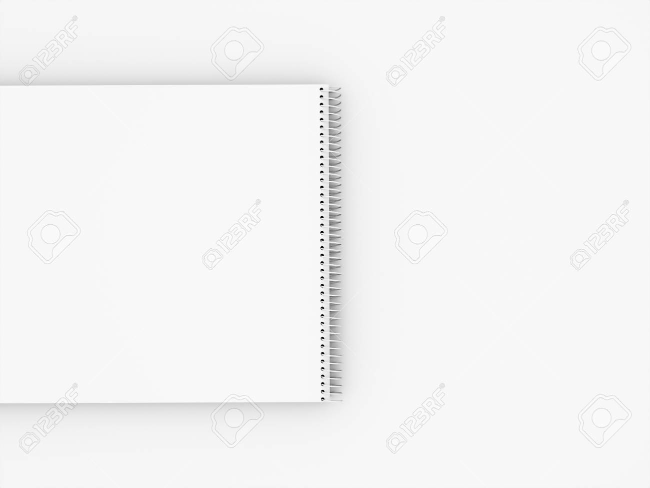 白い背景で隔離のスケッチ ブック の写真素材 画像素材 Image