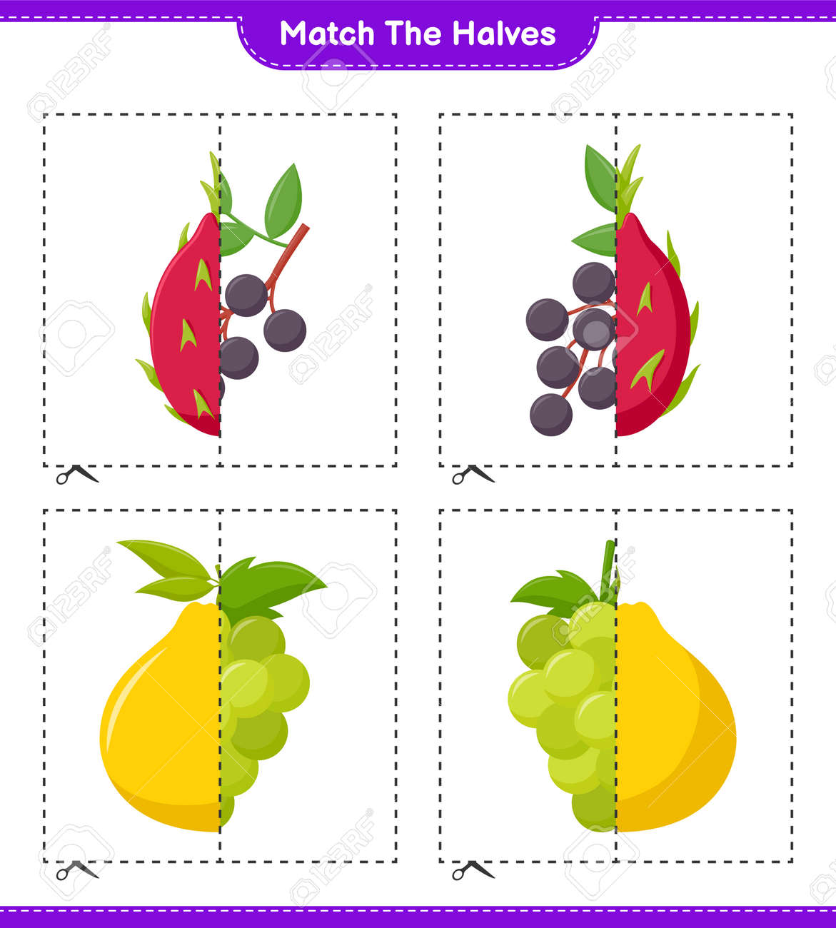 match-the-halves-match-halves-of-fruits-educational-children-game-printable-worksheet-vector-illustration-royalty-free-svg-cliparts-vectors-and-stock-illustration-image-163493844