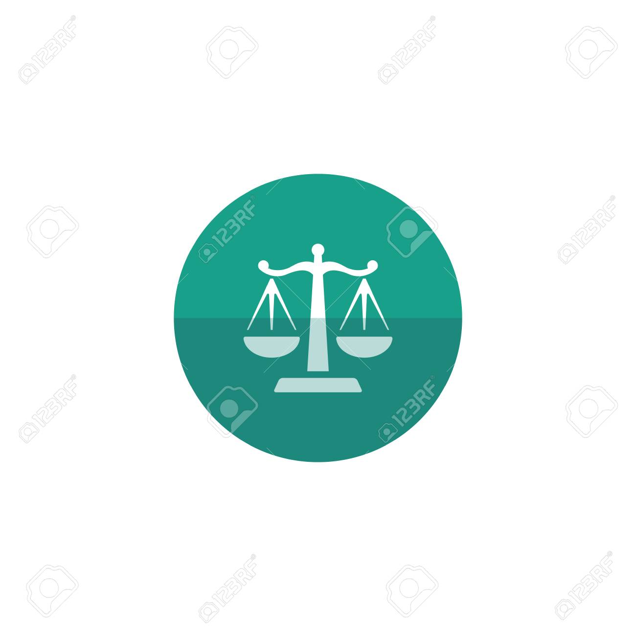 Justice Scale Icon In Flat Color Circle Style. Law Litigation Measurement  Balance Royalty Free SVG, Cliparts, Vectors, and Stock Illustration. Image  70984968., image size:1300x1300