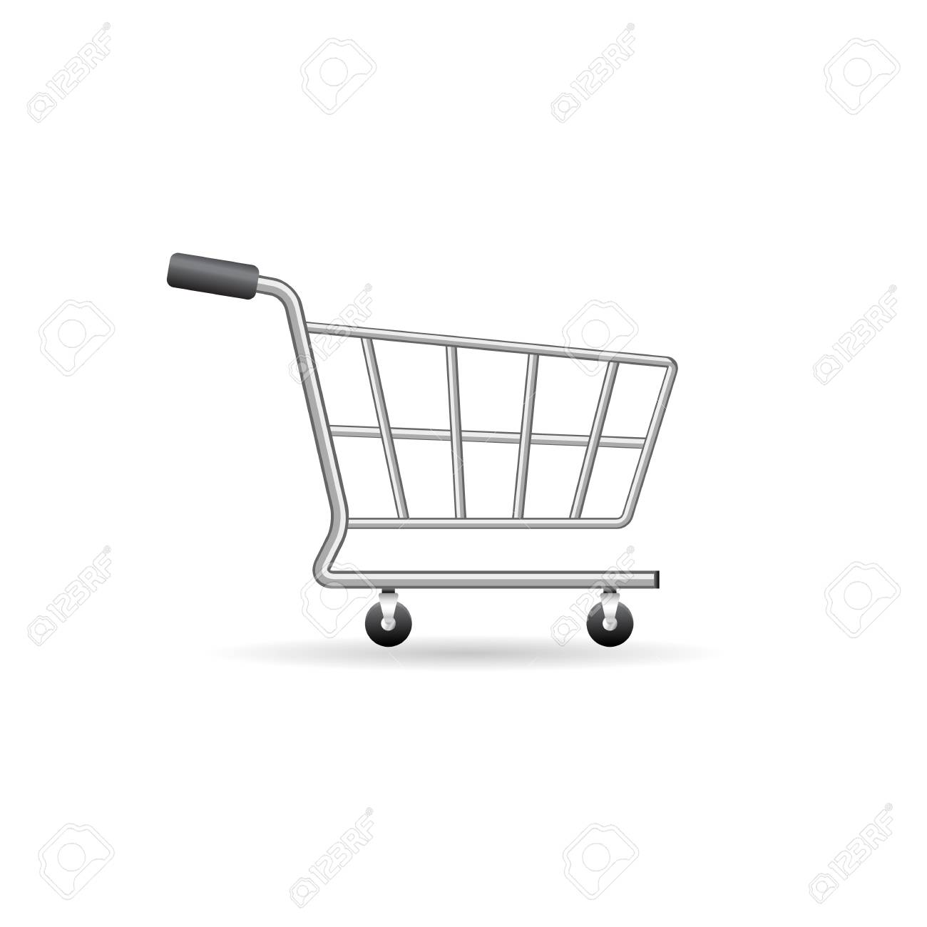 ショッピング カート アイコンの色で E コマースの購入 のイラスト素材 ベクタ Image