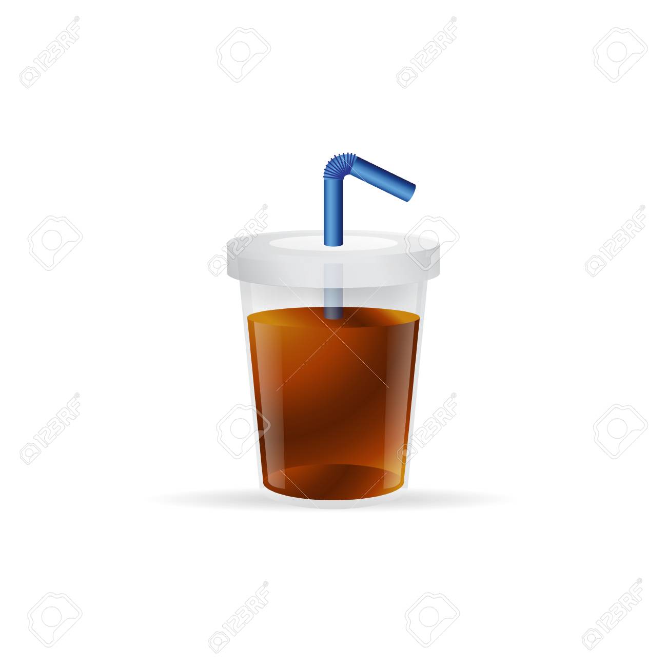 Icone De Boisson Gazeuse En Couleur La Sucrerie A Haute Teneur En Sucre Clip Art Libres De Droits Vecteurs Et Illustration Image