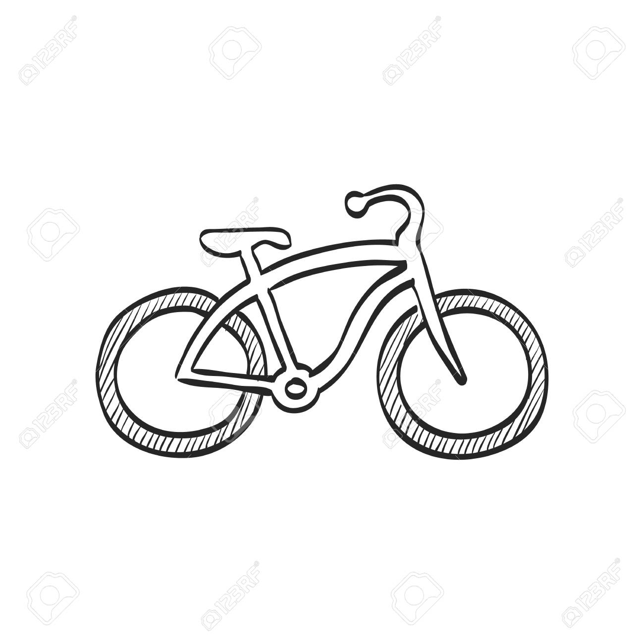 low rider bicycle icon