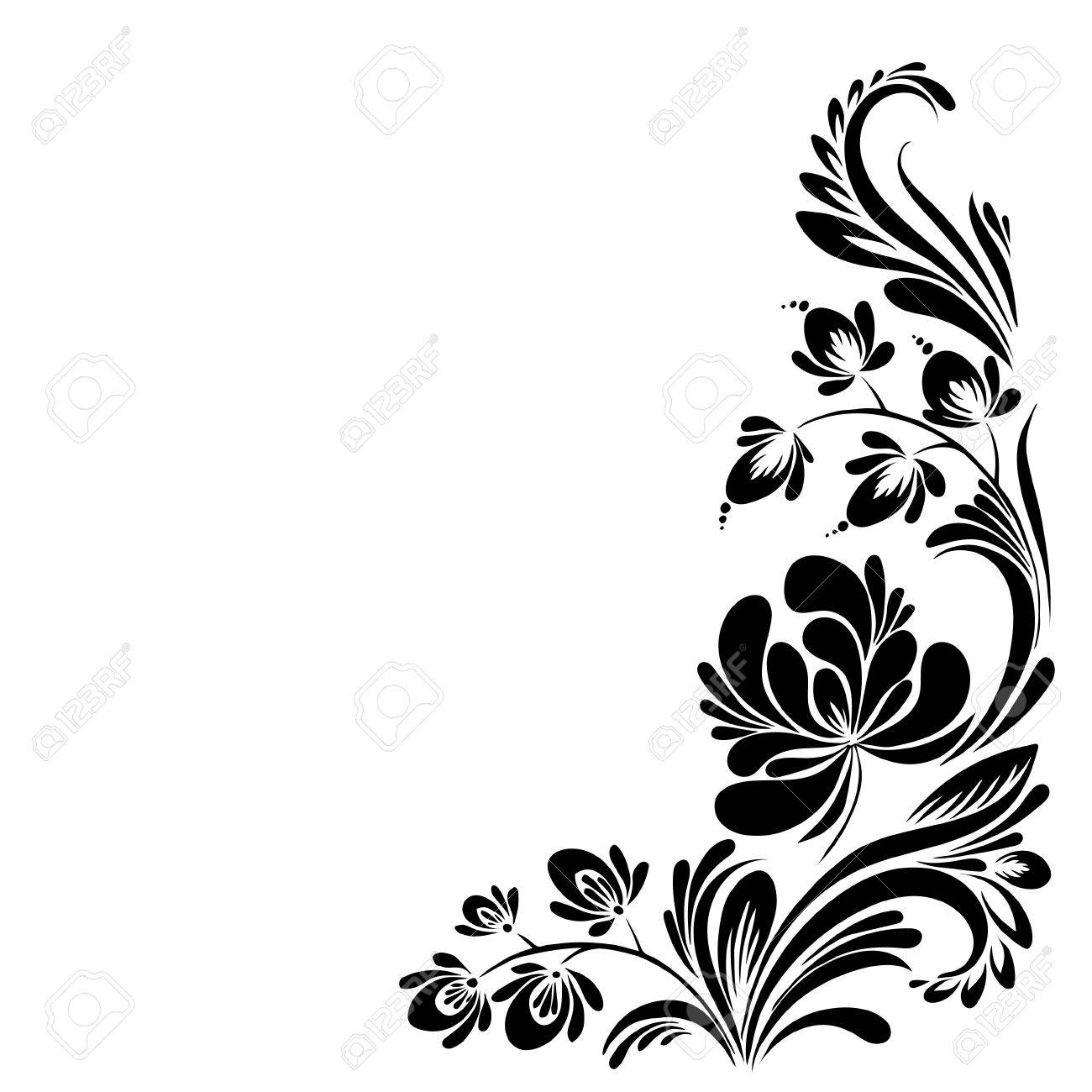 vector black and white