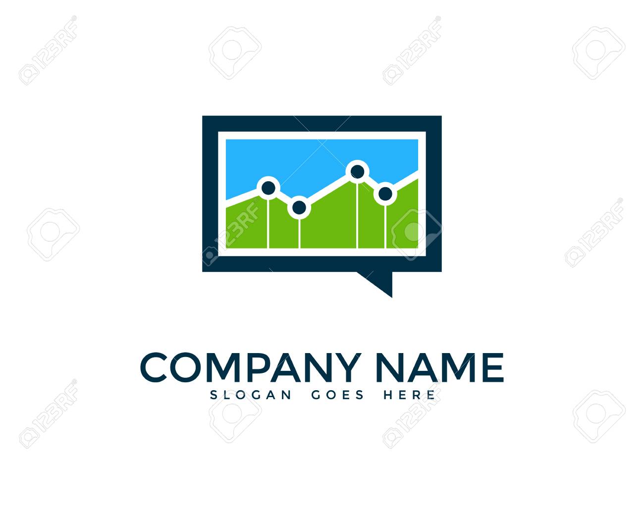 market chat stats logo