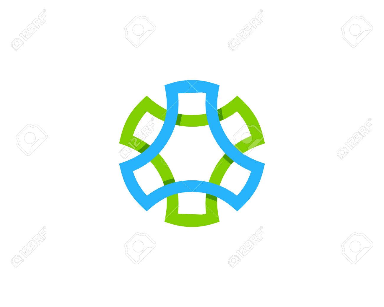 spin wheel logo design template royalty free cliparts vectors and