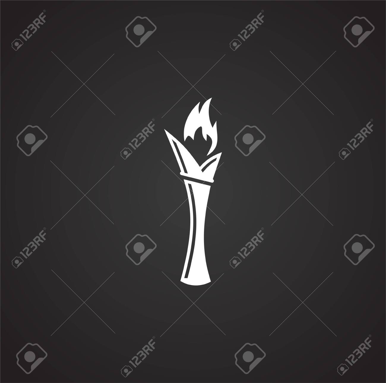 Torch icon on background for graphic and web design. Simple illustration. Internet concept symbol for website button or mobile app - 128329311 Torch icon on background for graphic and web design. Simple illustration. Internet concept symbol for website button or mobile app - 128329311
