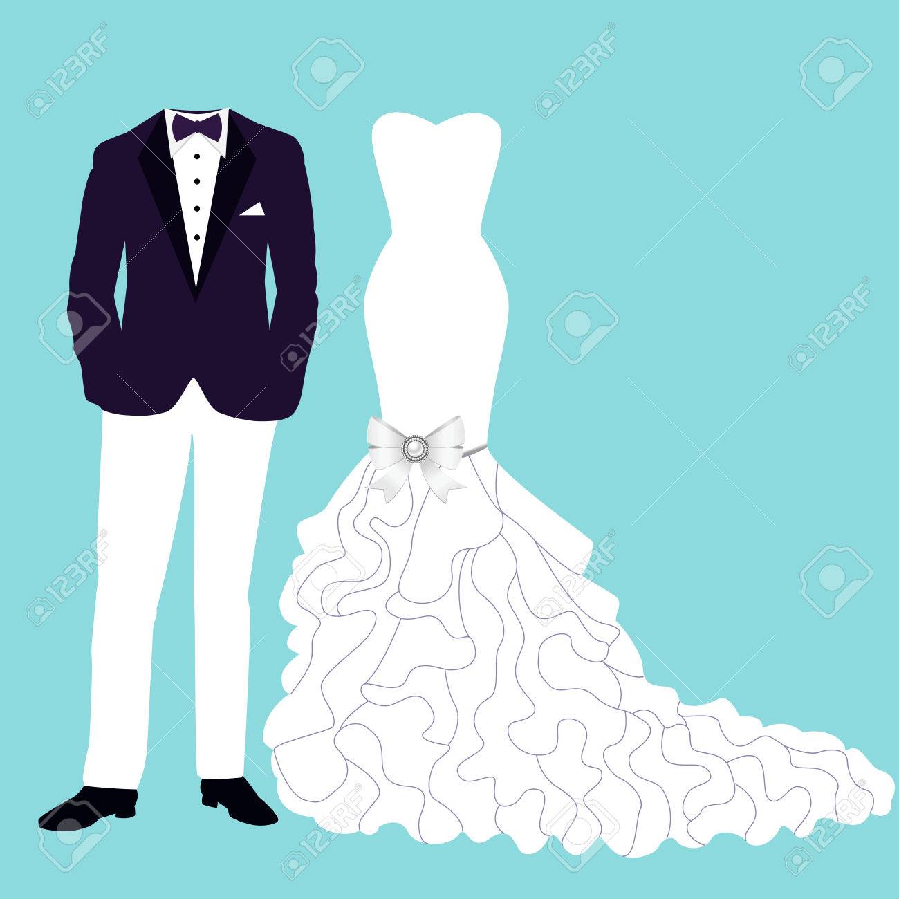 groom dress vector illustration on a background.Premium quality