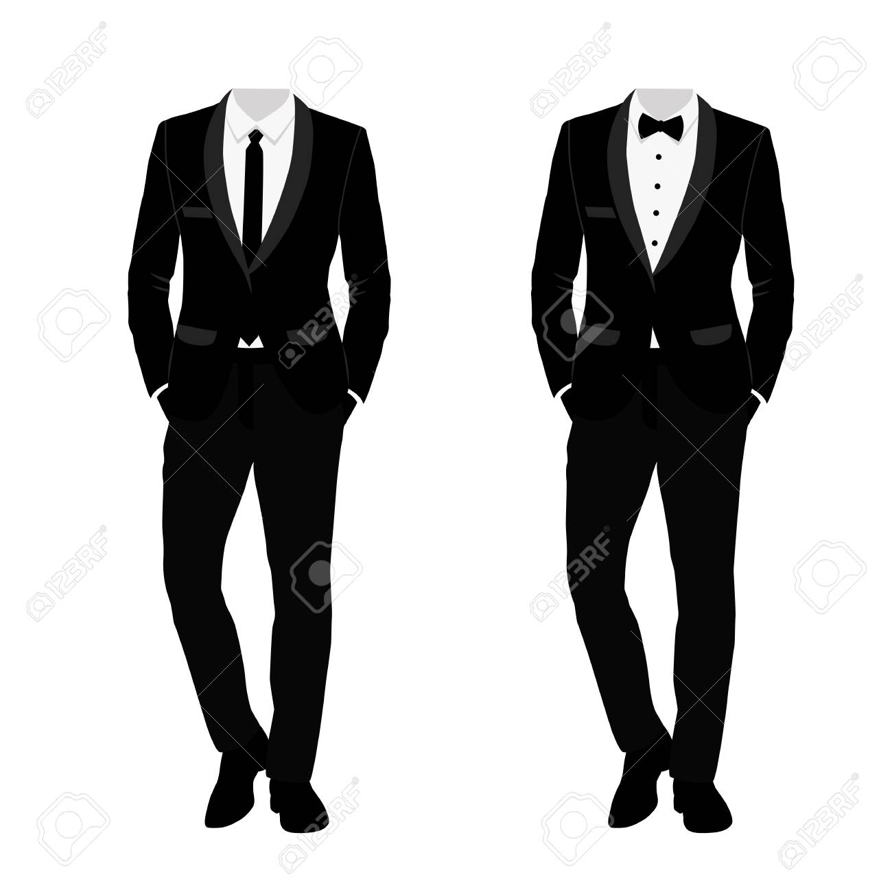Suit And Tuxedo For Men Royalty Free Cliparts Vectors And Stock Illustration Image