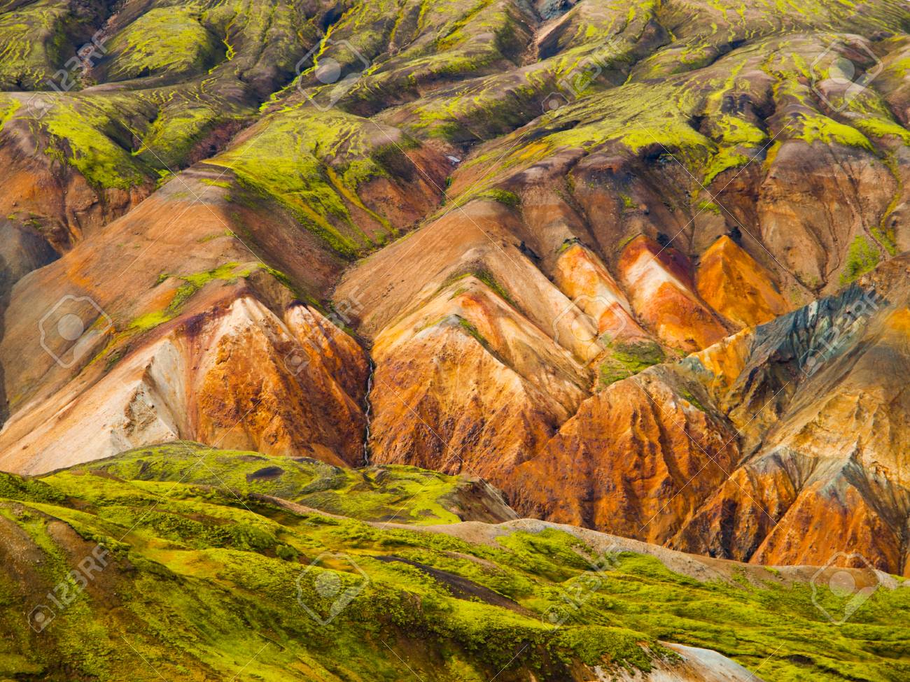 landmannalaugar rainbow mountains in