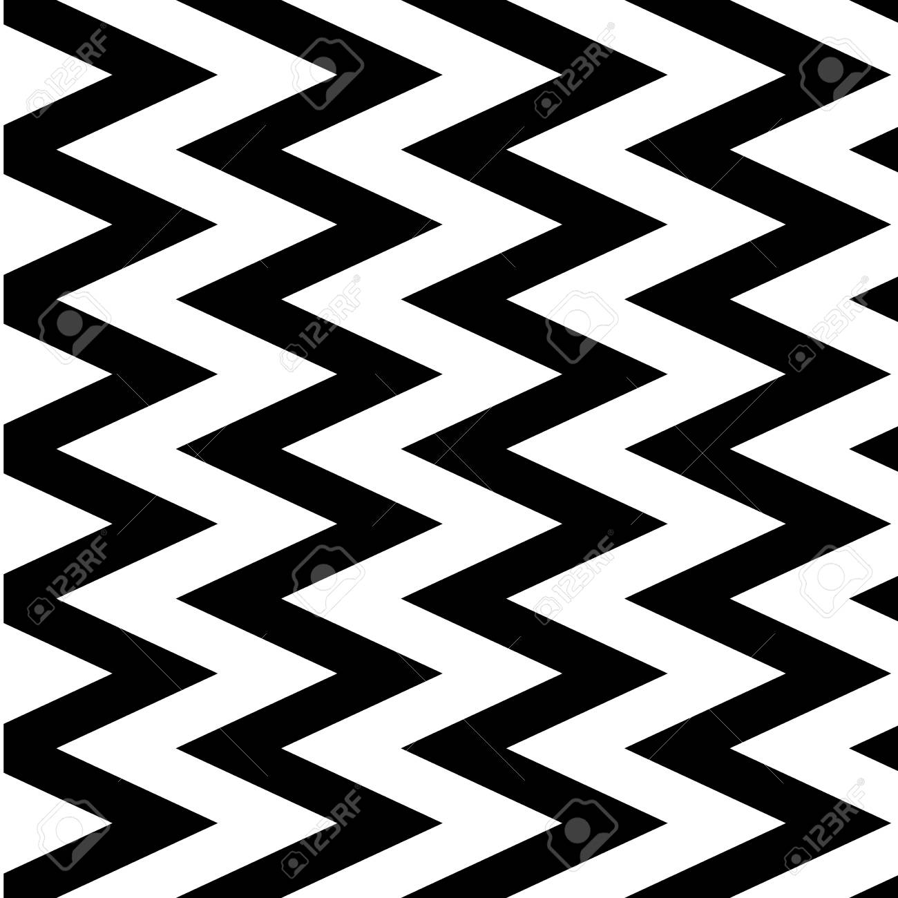 Vertical Zigzag Chevron Seamless Pattern Background In Black And White.  Retro Vintage Vector Design. Royalty Free SVG, Cliparts, Vectors, and Stock  Illustration. Image 73679843., image size:1300x1300