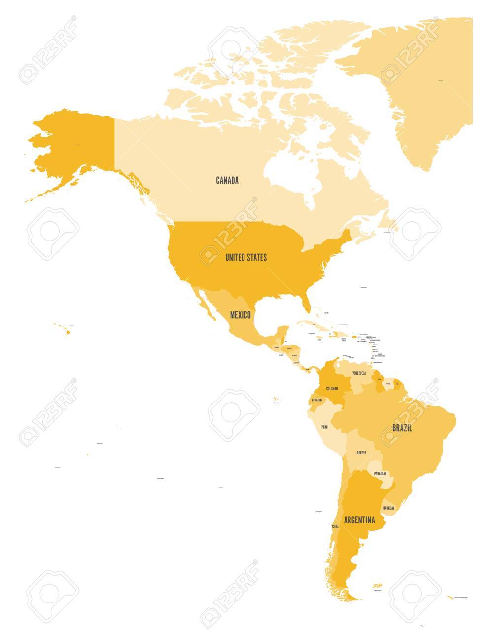 白地にオレンジの 4 色のアメリカの政治地図は 北米および南米の国ラベル付き 単純なフラット ベクトル イラスト のイラスト素材 ベクタ Image 白地にオレンジの 4 色のアメリカの政治地図は 北米および南米の国ラベル付き 単純なフラット ベクトル イラスト のイラスト素材 ベクタ Image