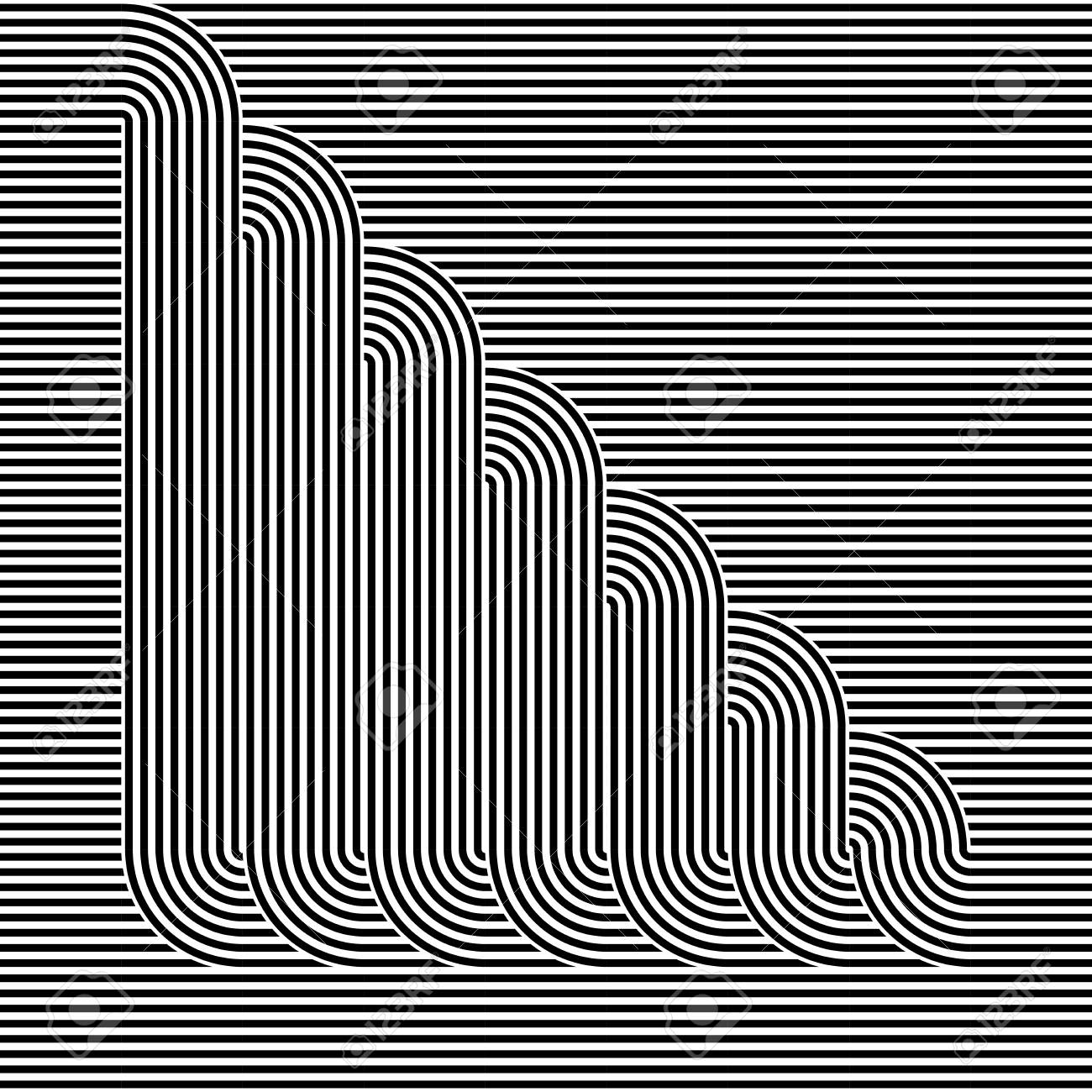 Striped Abstract Retro Seamless Pattern Background Tile. Клипарты, SVG,  векторы, и Набор Иллюстраций Без Оплаты Отчислений. Image 88232699