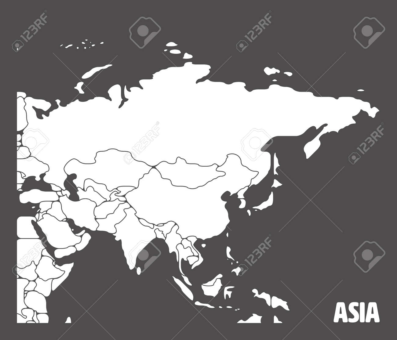 simplified-schematic-map-of-asia-blank-isolated-continent-political-map-of-countries-generalized-and-smoothed-borders-simple-flat-vector-illustration-royalty-free-svg-cliparts-vectors-and-stock-illustration-image-174058341 for Free Printable Map Of Asia With Countries Simplified Schematic Map Of Asia. Blank Isolated Continent Political Map Of Countries. Generalized And Smoothed Borders. Simple Flat Vector Illustration Royalty Free SVG, Cliparts, Vectors, and Stock Illustration. Image 174058341. for Free Printable Map Of Asia With Countries