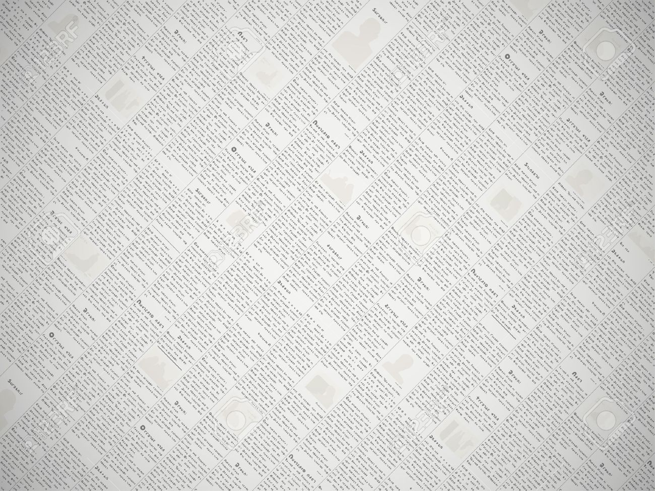 fake newspaper with a non existent language vector background newsprint background