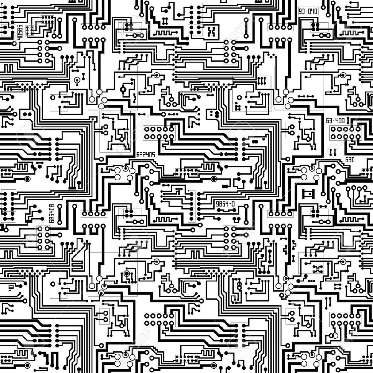 circuit board vector computer