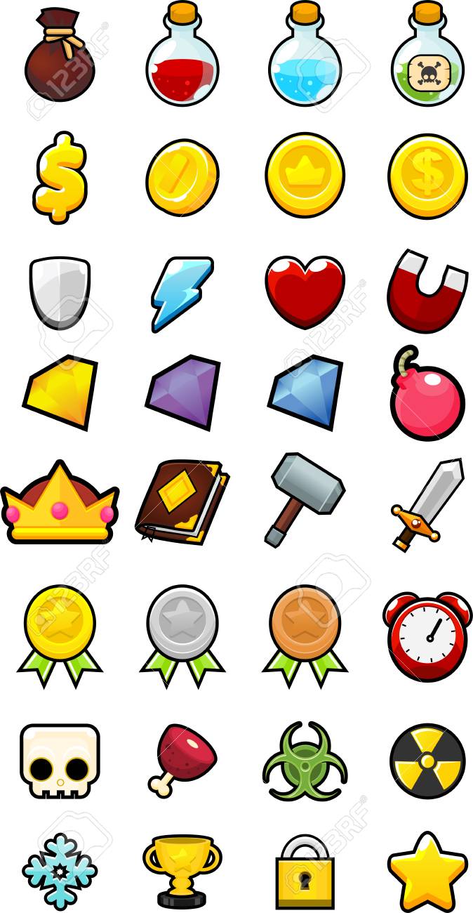 wallpapers Rpg Icons Vector rpg fantasy game icon pack