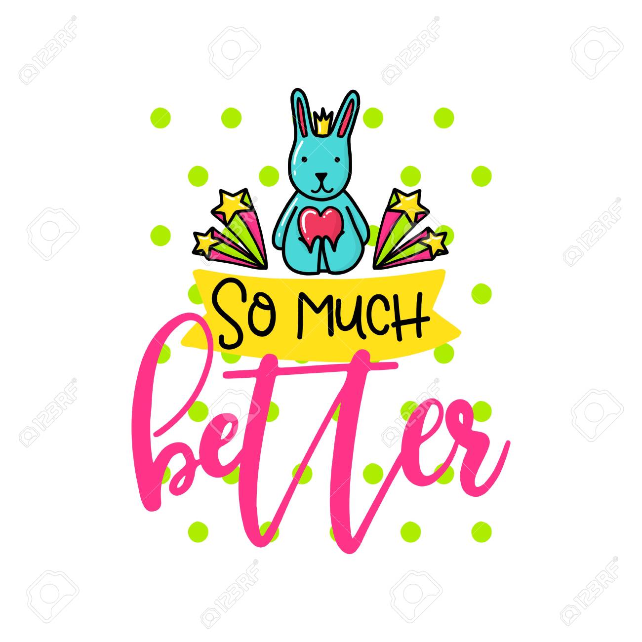 フレーズと創造的な活版印刷カードのイラスト素材 ベクタ Image