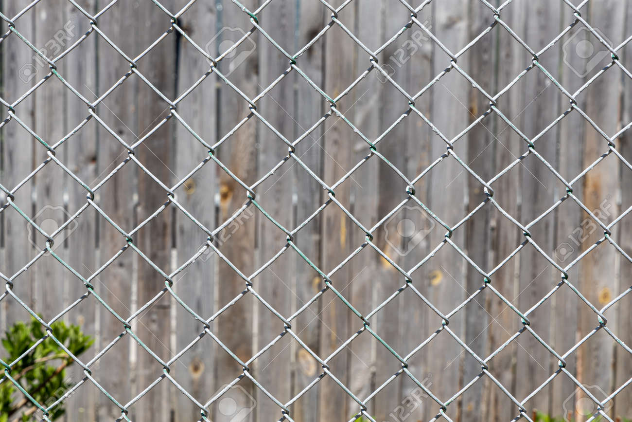 The Texture of Rhombic cells of a white metal lattice is in the sunny day in the summer park on the gray wood background - 170075933 The Texture of Rhombic cells of a white metal lattice is in the sunny day in the summer park on the gray wood background - 170075933