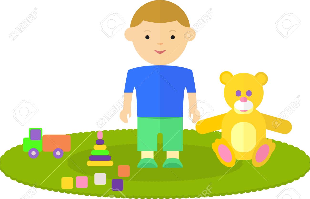 Son De Sus Está PisoAlrededor Niño NiñosEl Juguetes FavoritosUn Habitación En Los Niños OsoMáquina La Pequeño mn0N8w
