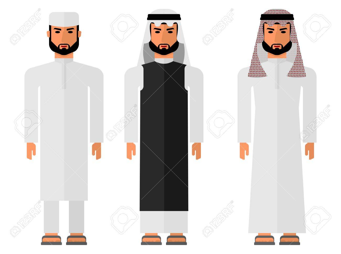 arabic man in national