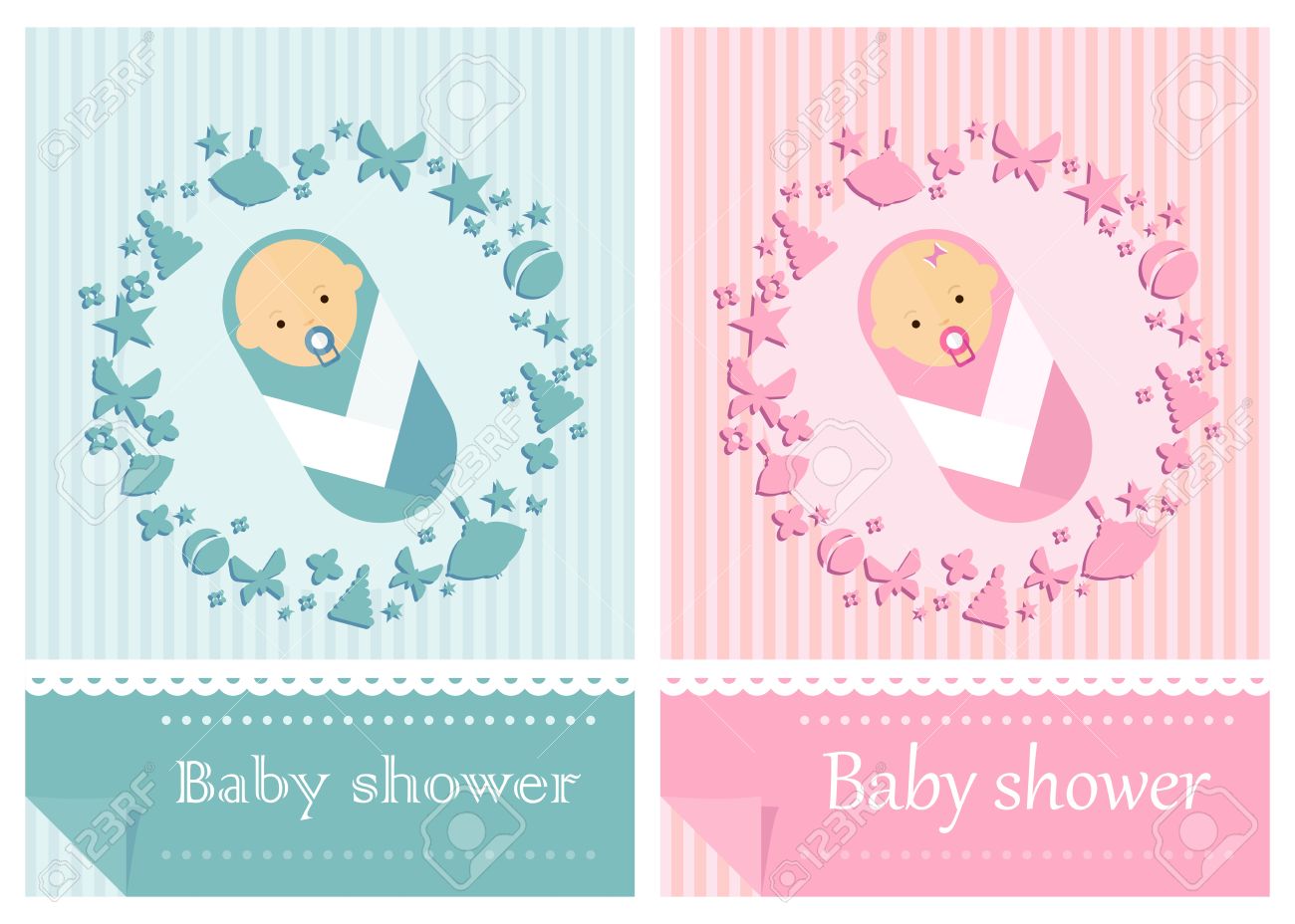 baby boy shower invitation baby girl shower invitation template boy girl template