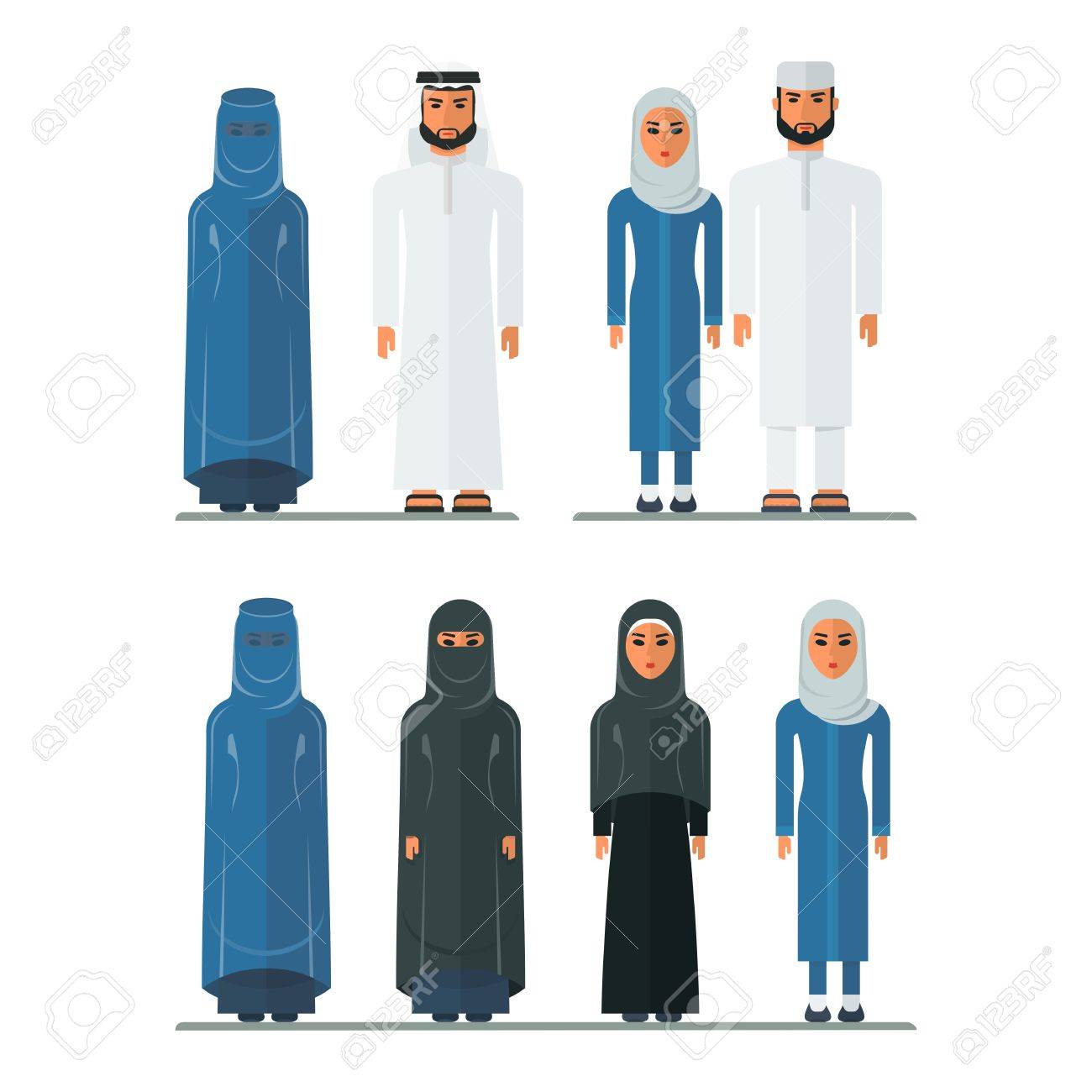 arabes vestimenta mujeres