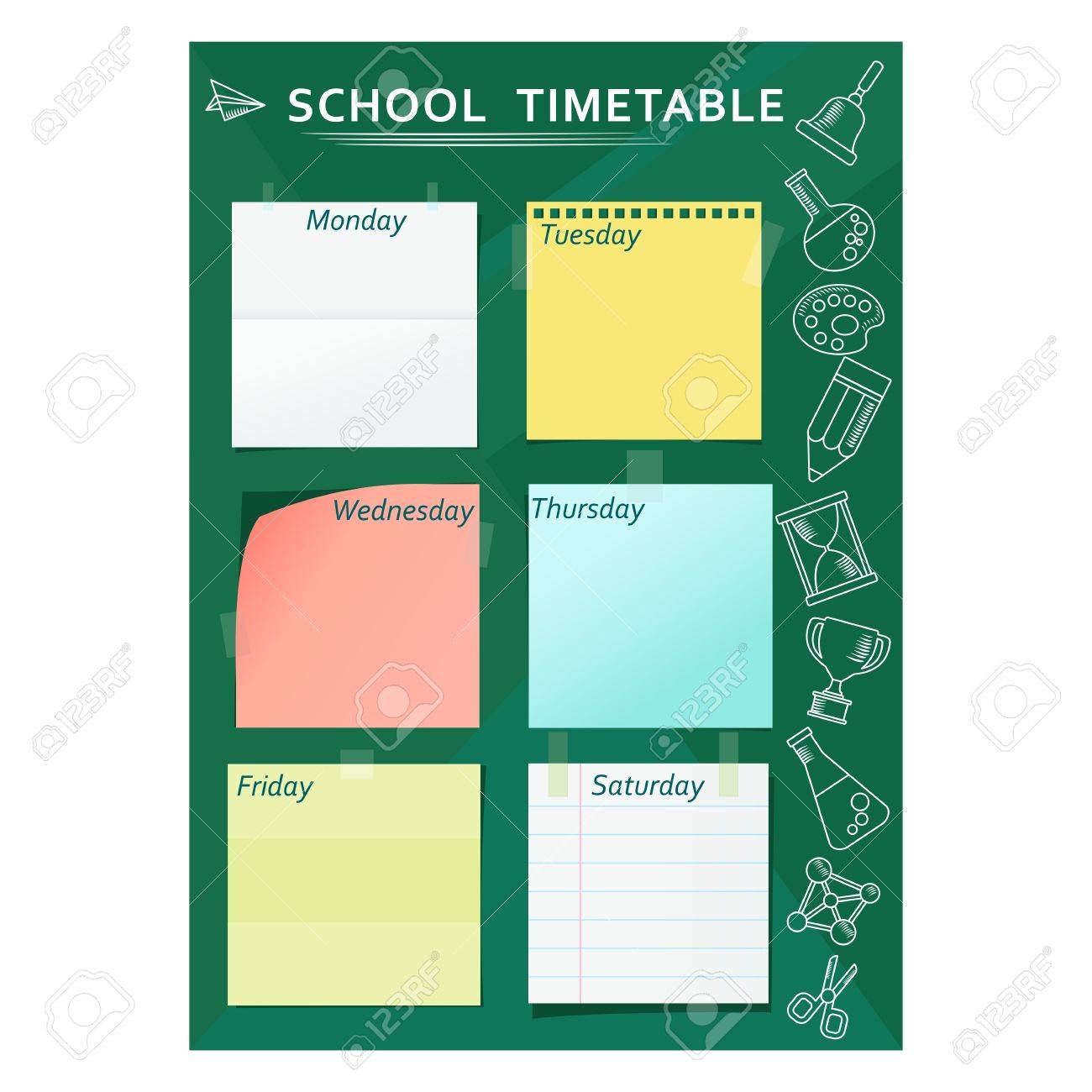 schedule timetable template