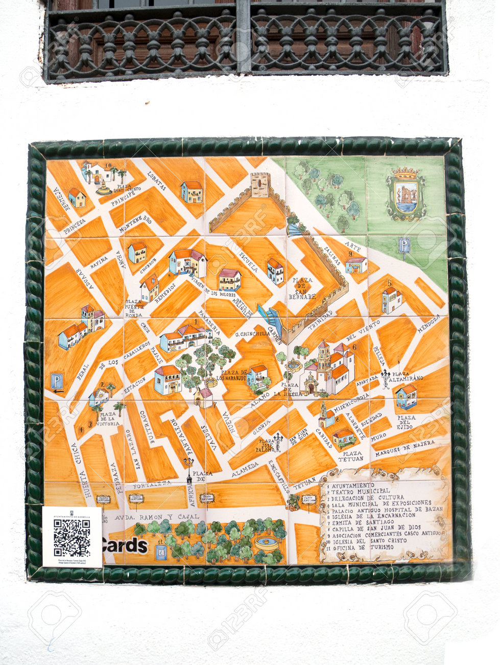Marbella Old Town Map Map Of Old Town Marbella On The Costa Del Sol In Spain Europe Stock Photo,  Picture And Royalty Free Image. Image 42075274.
