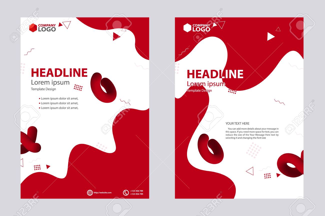 Abstract Design Bi-fold Brochure, Flyer, Poster, Vector Template Design - 132039244 Abstract Design Bi-fold Brochure, Flyer, Poster, Vector Template Design - 132039244