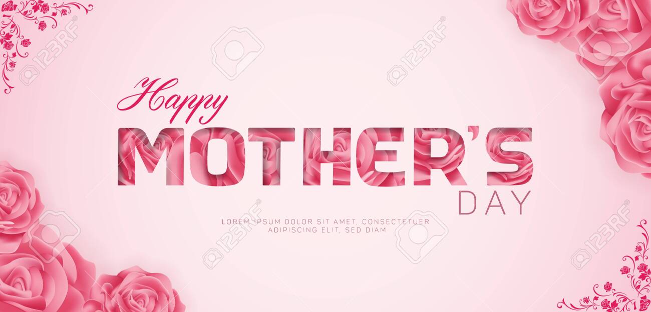 Beautiful Happy Mothers Day Vector Banner ad design Template - 144688079 Beautiful Happy Mothers Day Vector Banner ad design Template - 144688079