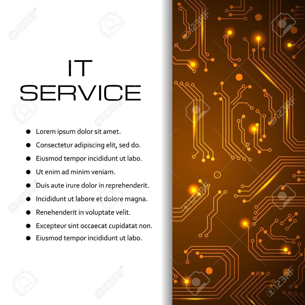 it service banner can be used for page website web design brochure