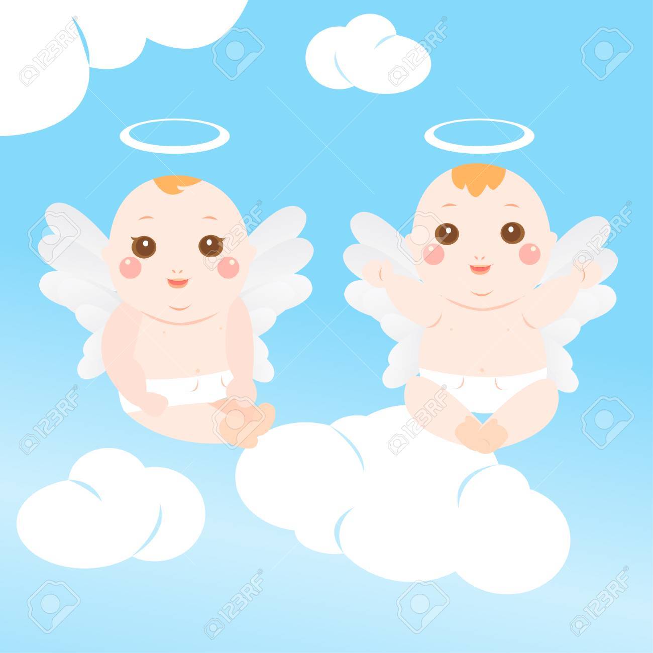 Baby Angels Royalty Free Cliparts Vectors And Stock Illustration Image