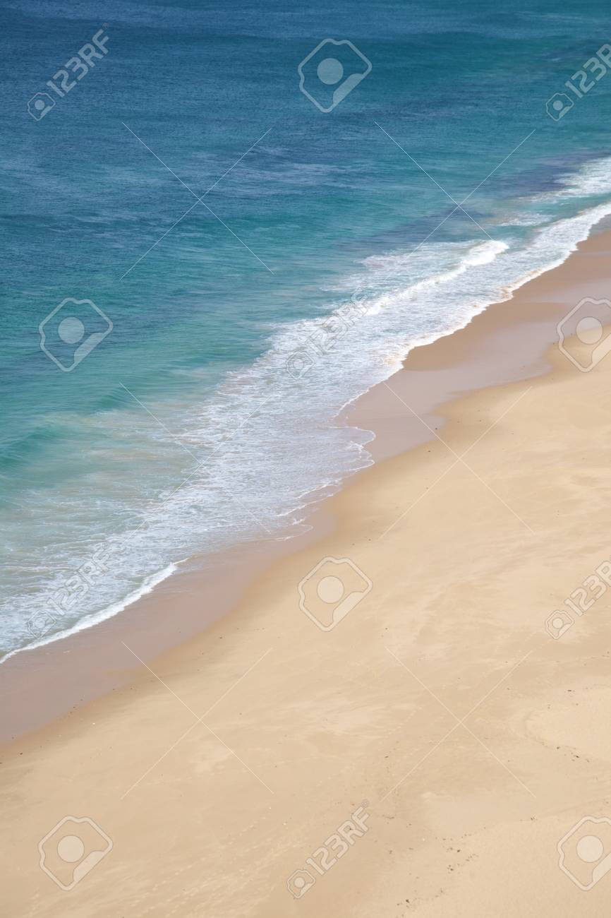 Plage De Sable à Côté De Zahara De Los Atunes à Cadix Andalousie Espagne