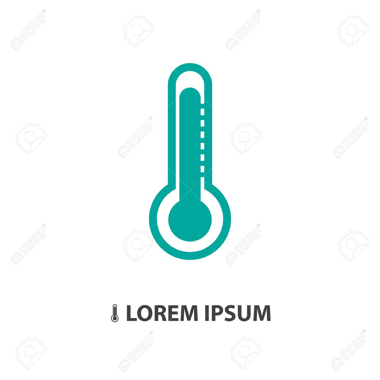 温度計のベクトル アイコン の写真素材 画像素材 Image