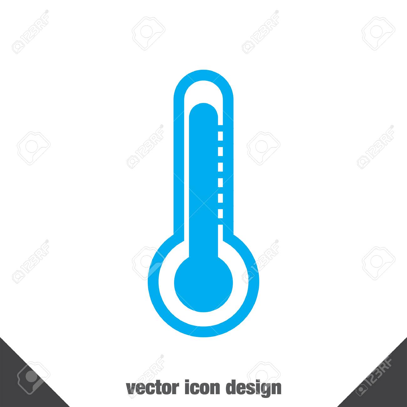 温度計のベクトル アイコンのイラスト素材 ベクタ Image