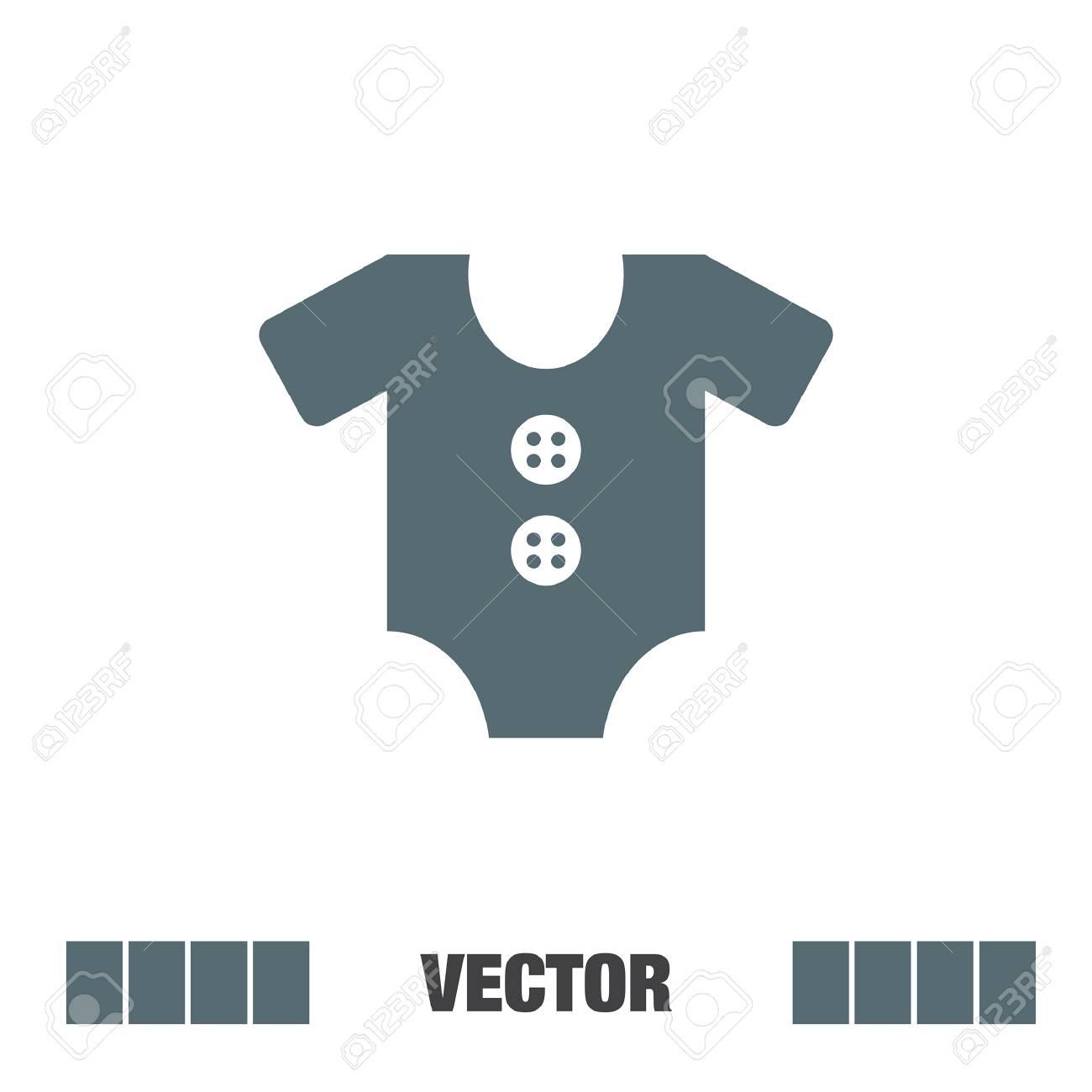 baby onesie vector icon