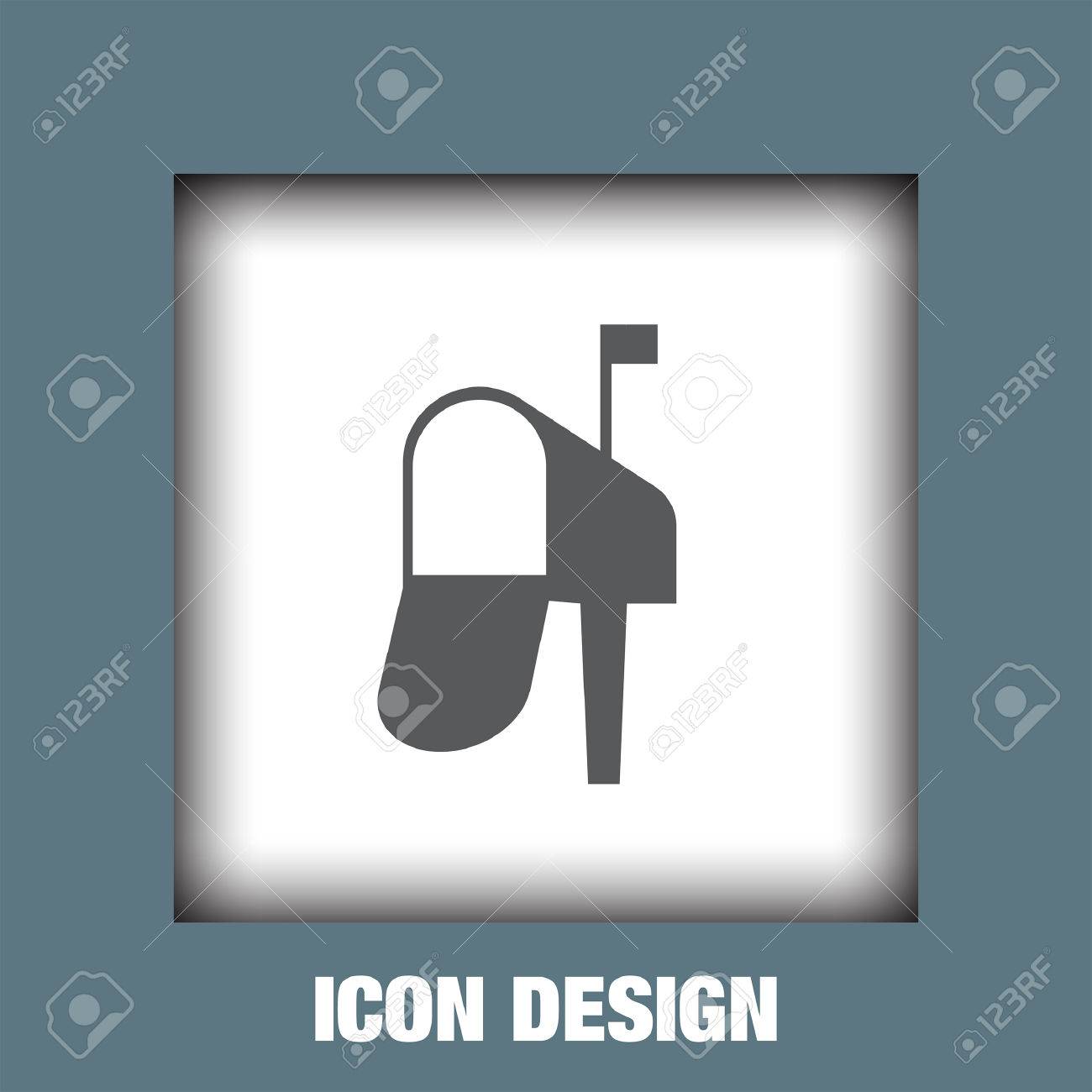 mailbox icon vector mailbox