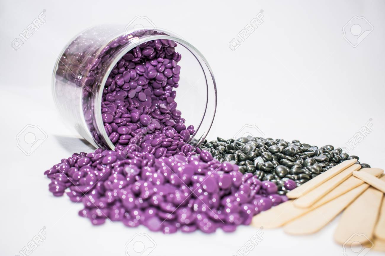 Download Isolated On White Background A Glass Jar With Wax For Depilation And Sticks Stock Photo Picture And Royalty Free Image Image 95626279