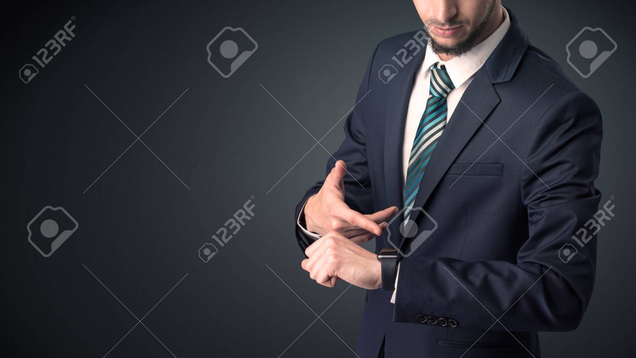 smartwatch with suit