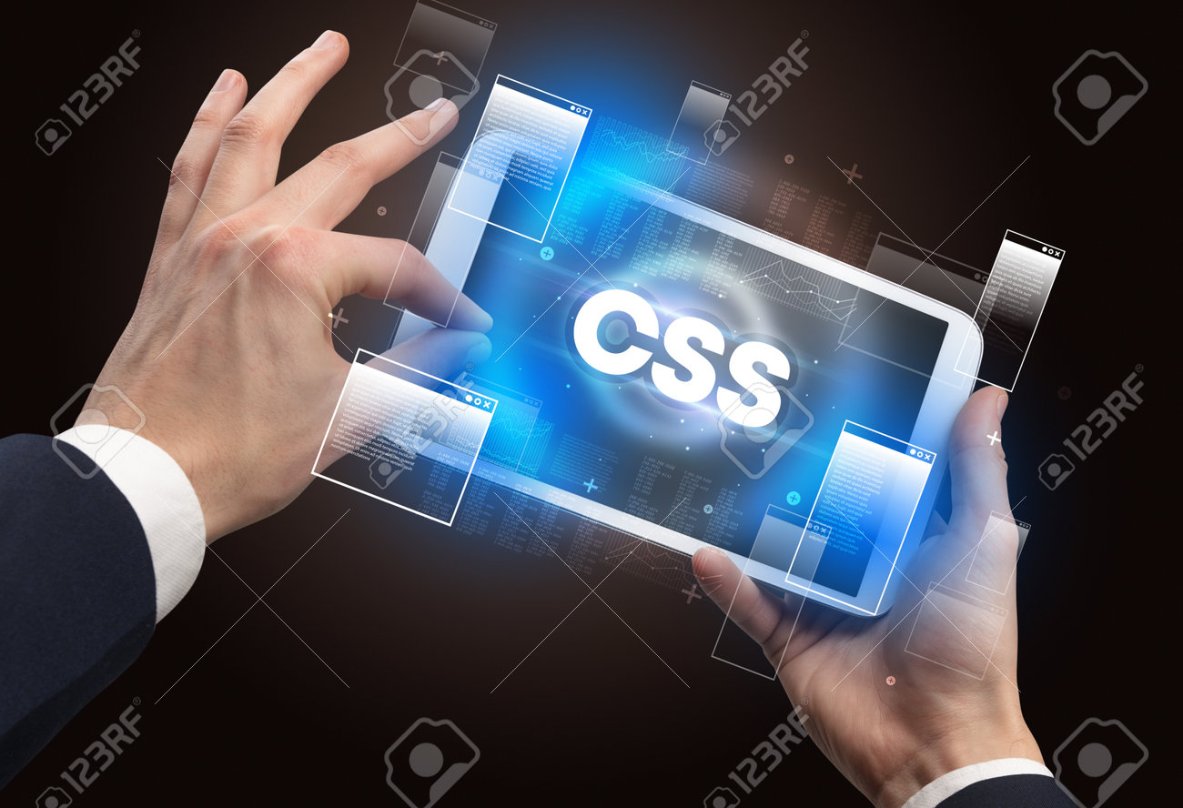 Close-up Of A Hand Holding Tablet With CSS Abbreviation, Modern Technology Concept Stock Photo, Picture and Royalty Free Image. Image 162279353. Close-up Of A Hand Holding Tablet With CSS Abbreviation, Modern Technology Concept Stock Photo, Picture and Royalty Free Image. Image 162279353.