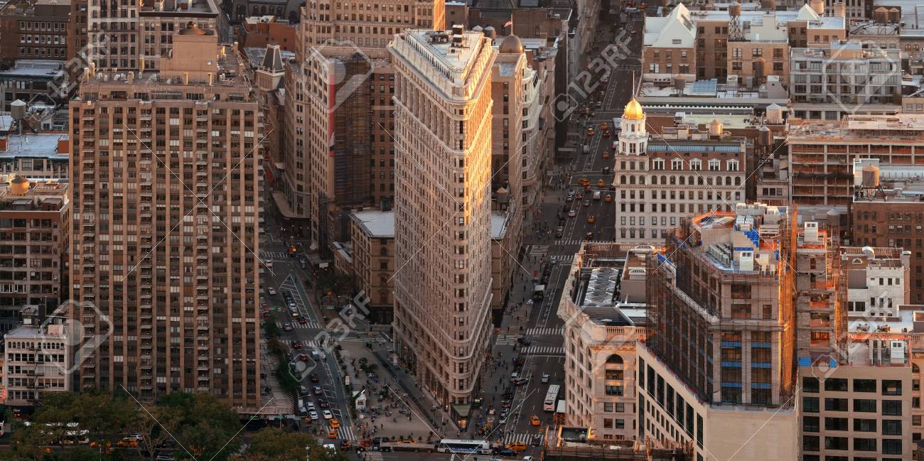 New York City - SEP 11: Flatiron Building panorama closeup on September 11, 2015 in New York City. It is one of the most iconic skyscrapers and the symbol of New York City. - 90289354 New York City - SEP 11: Flatiron Building panorama closeup on September 11, 2015 in New York City. It is one of the most iconic skyscrapers and the symbol of New York City. - 90289354