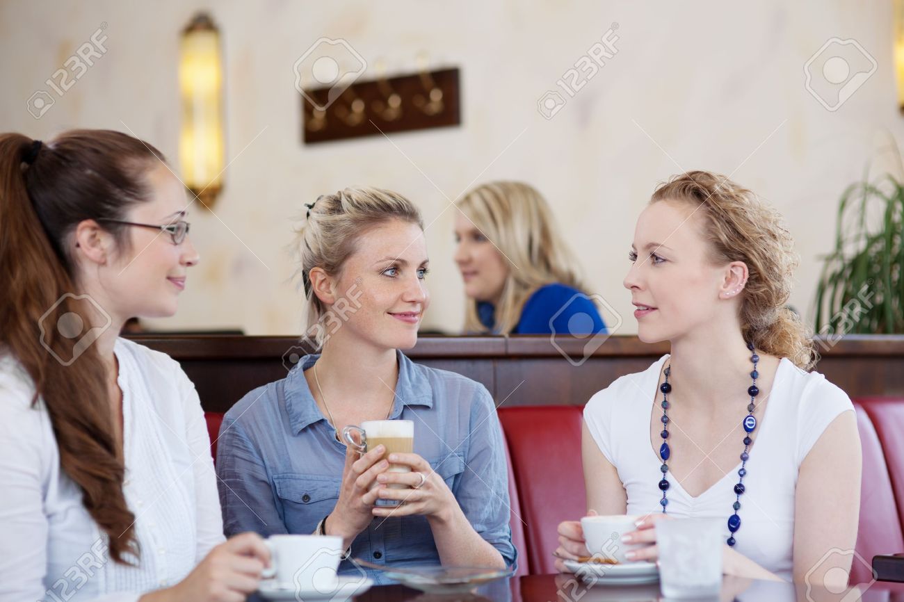 Friends Drinking Coffee Friends Drinking Coffee