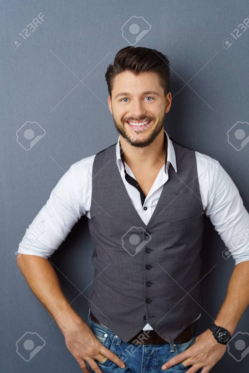 guy wearing vest