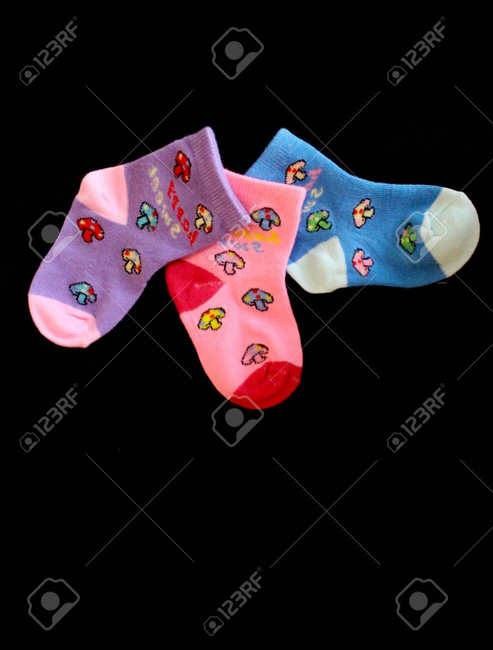 colorful baby socks