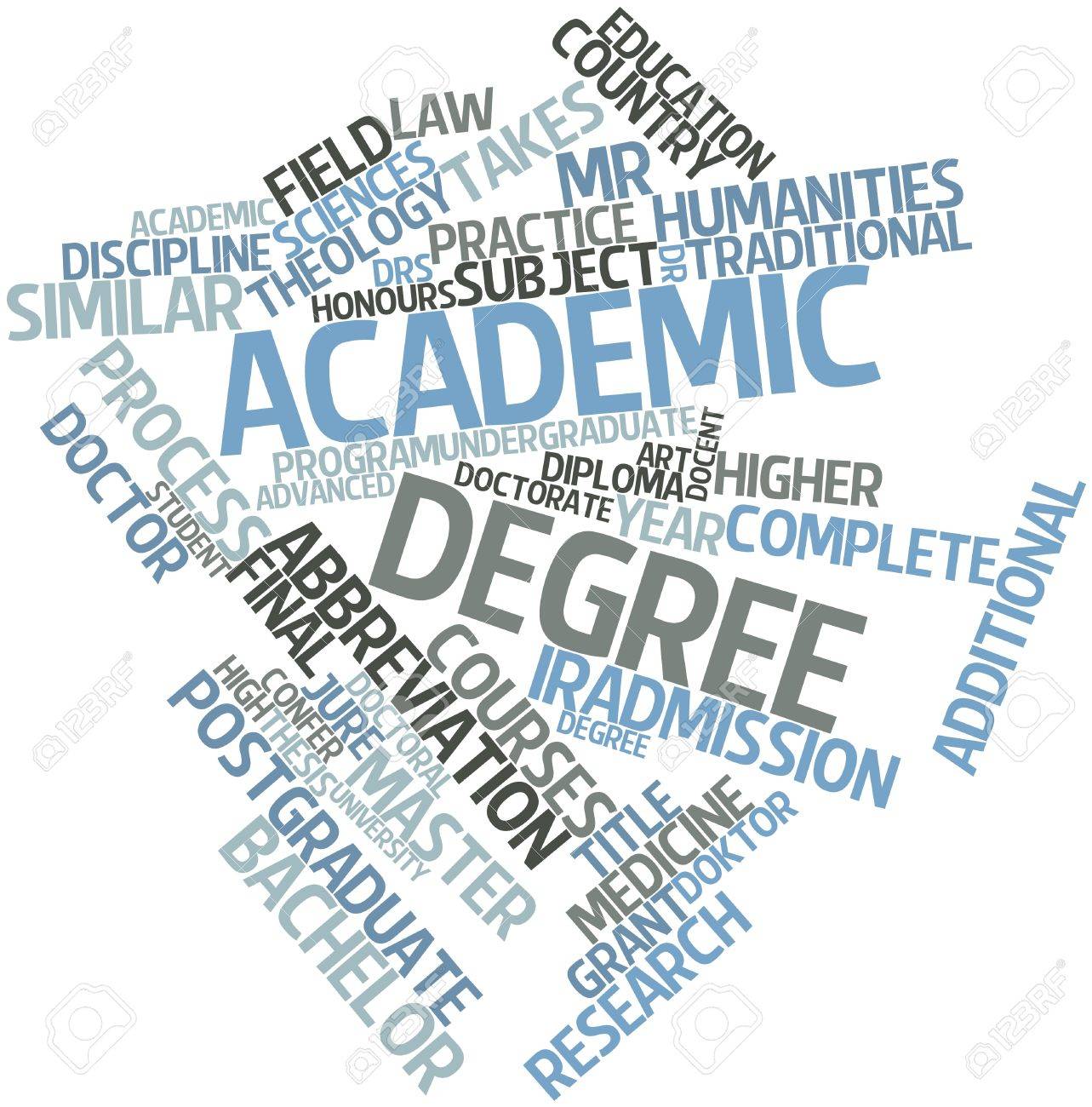 Abstract Word Cloud For Academic Degree With Related Tags And Terms Stock Photo Picture And Royalty Free Image Image 16528053