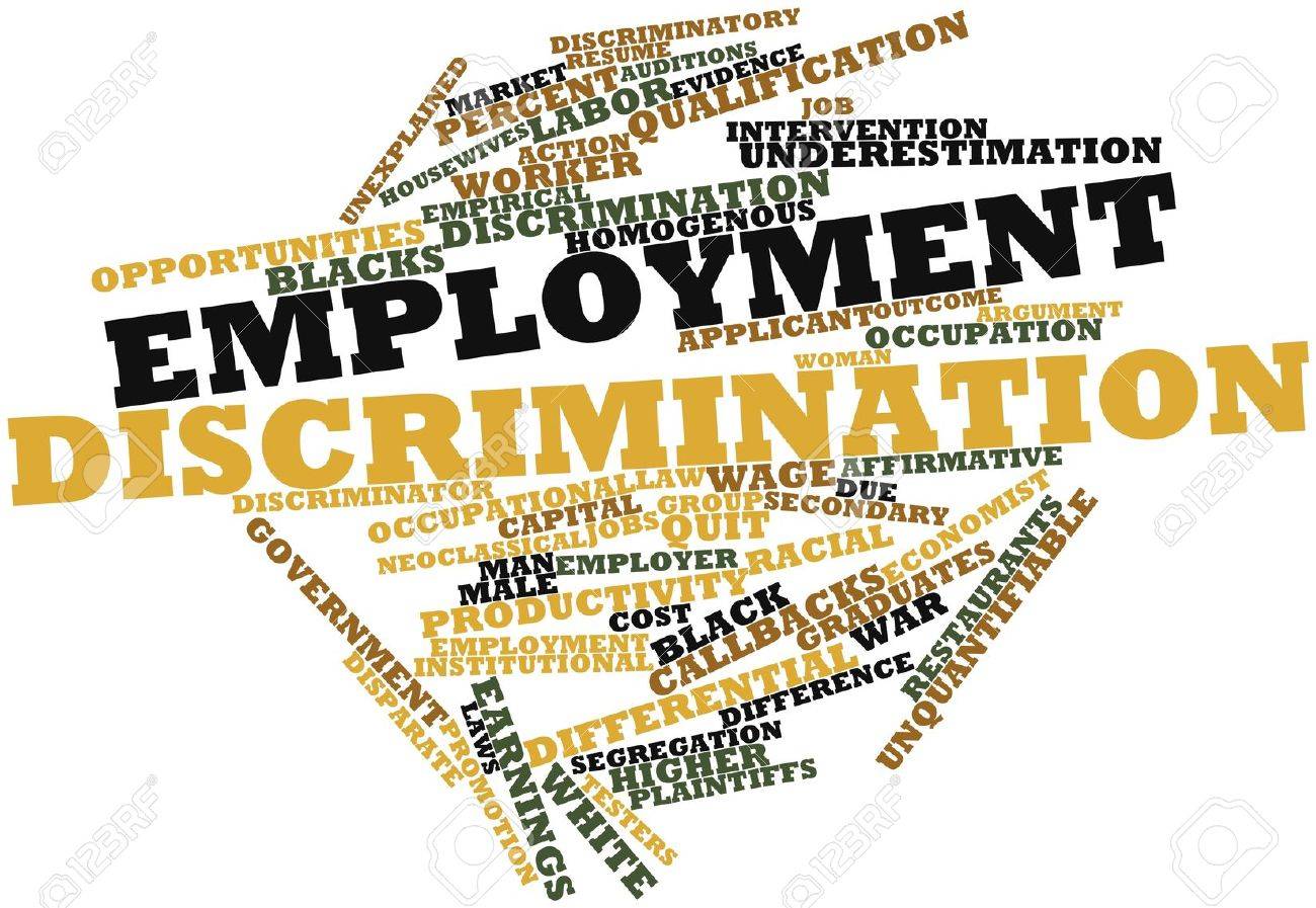 Abstract Word Cloud For Employment Discrimination With Related Stock Photo Picture And Royalty Free Image Image 17319435