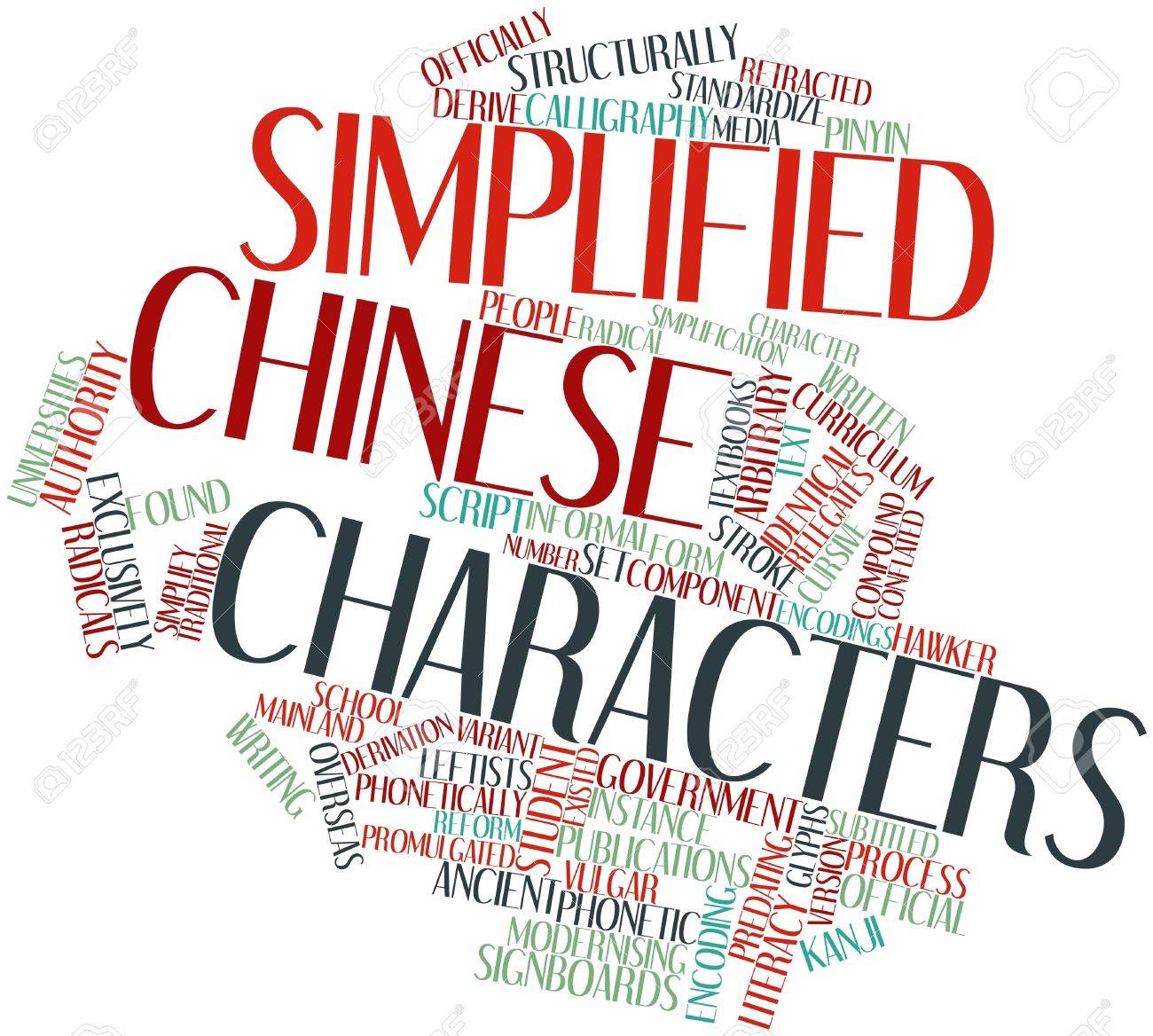 simplified chinese characters
