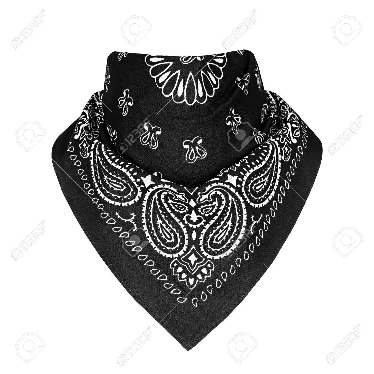 Bandana Pattern On A Isolated White Background Stock Photo Picture And Royalty Free Image Image 80490370